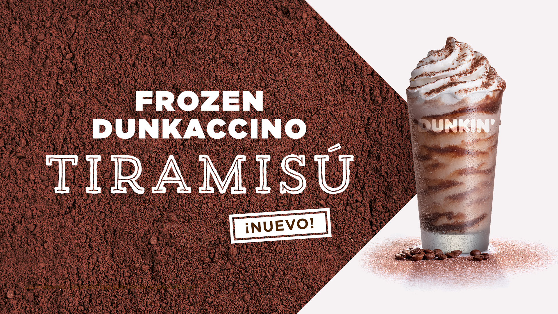 Todo el sabor de nuestro café en el nuevo Frozen Dunkaccino Tiramisú