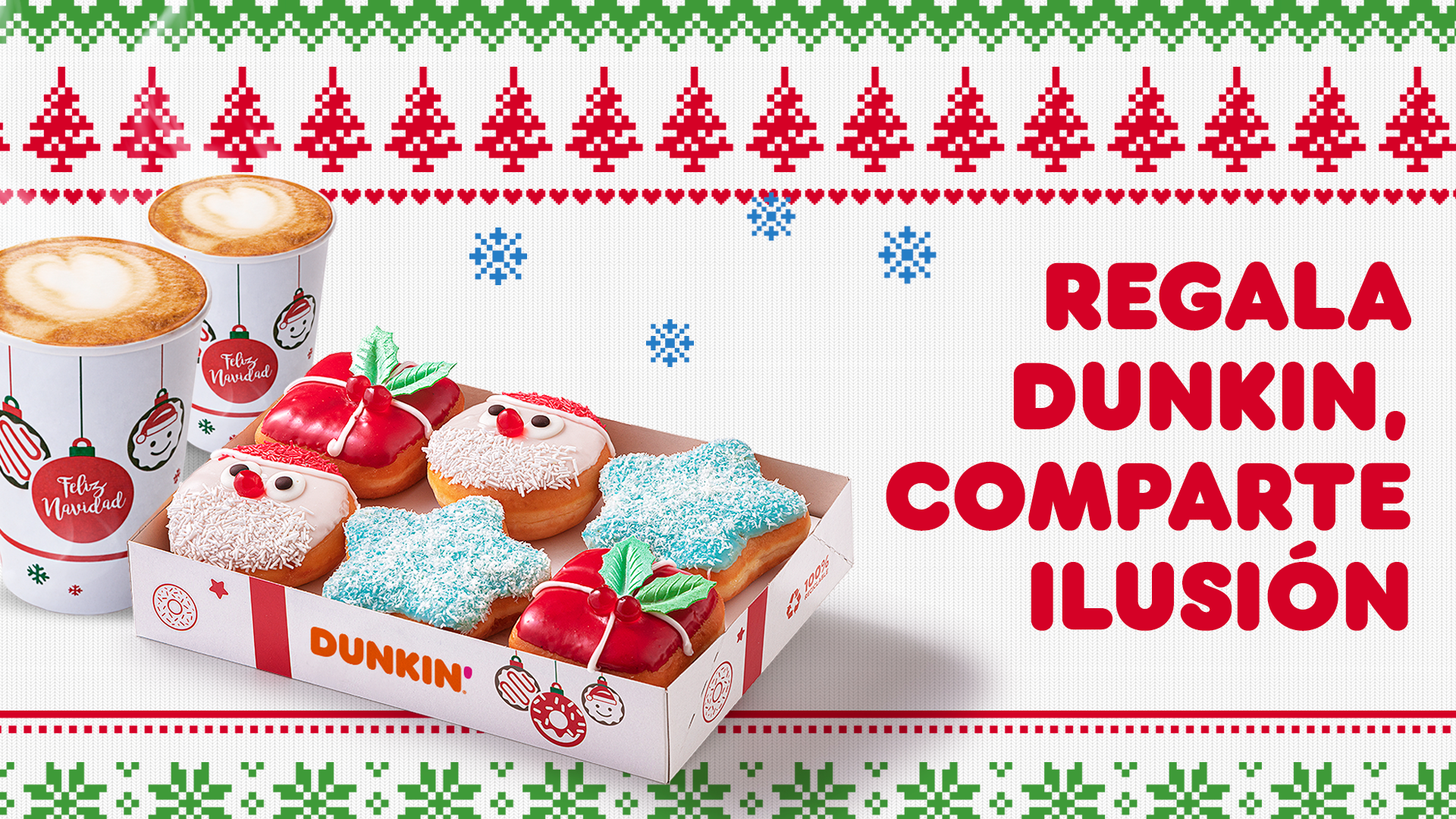 Esta Navidad, regala Dunkin’, comparte ilusión
