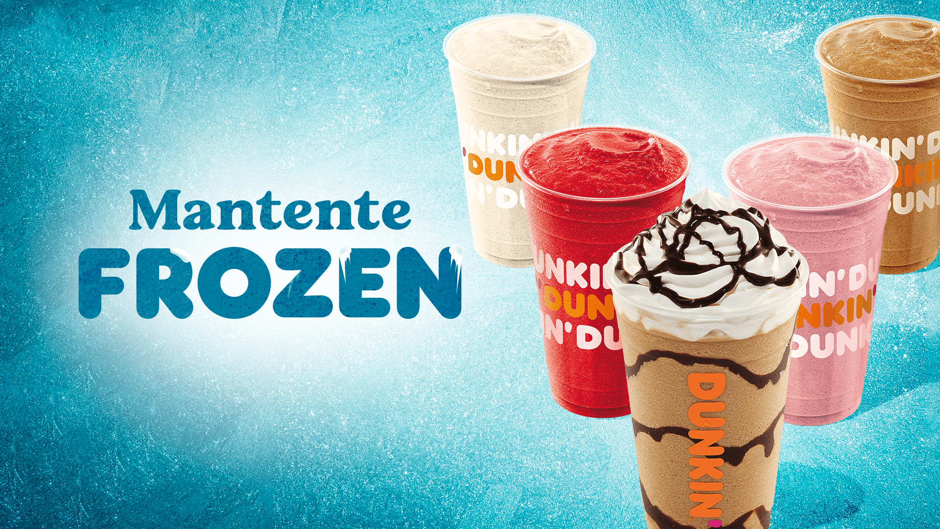 En verano las bebidas  frozen de Dunkin’ van donde tú quieras, también a domicilio