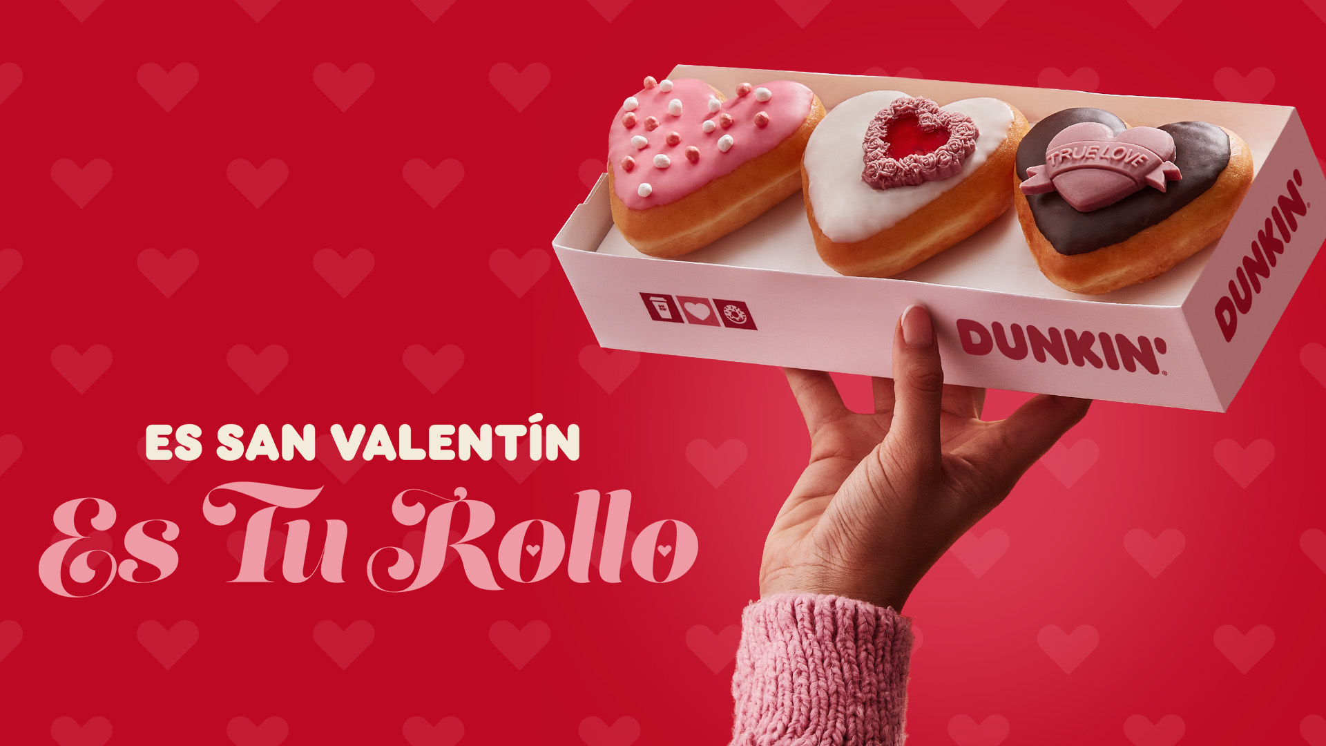 Disfrutar de Dunkin’ en San Valentín, es tu rollo