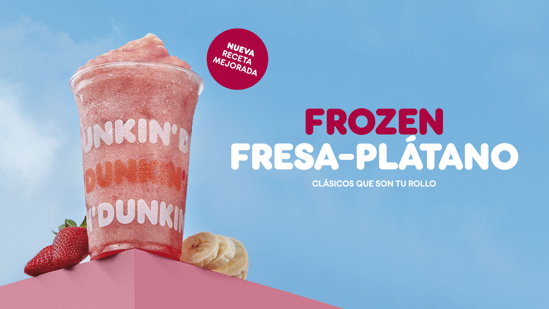 Reinventamos nuestro emblemático Frozen fresa-plátano