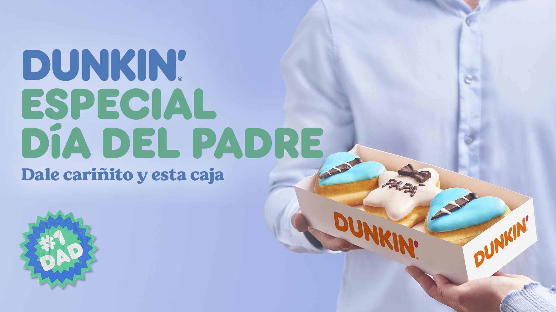 Dunkins día del padre: dale cariñito y esta caja